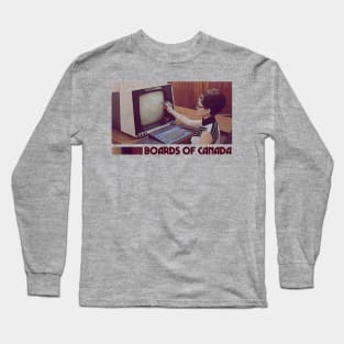 Boards Of Canada Retro Fanart Tribute Design Long Sleeve T-Shirt